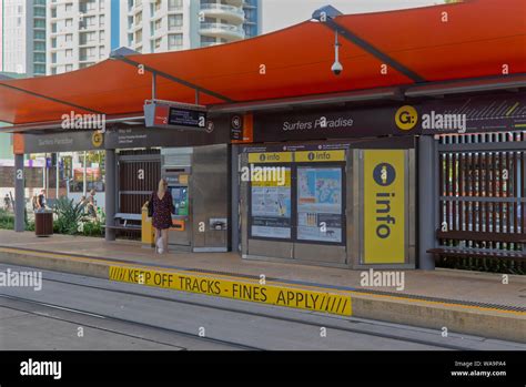 surfers train station to versace gold coast|G:link Tram .